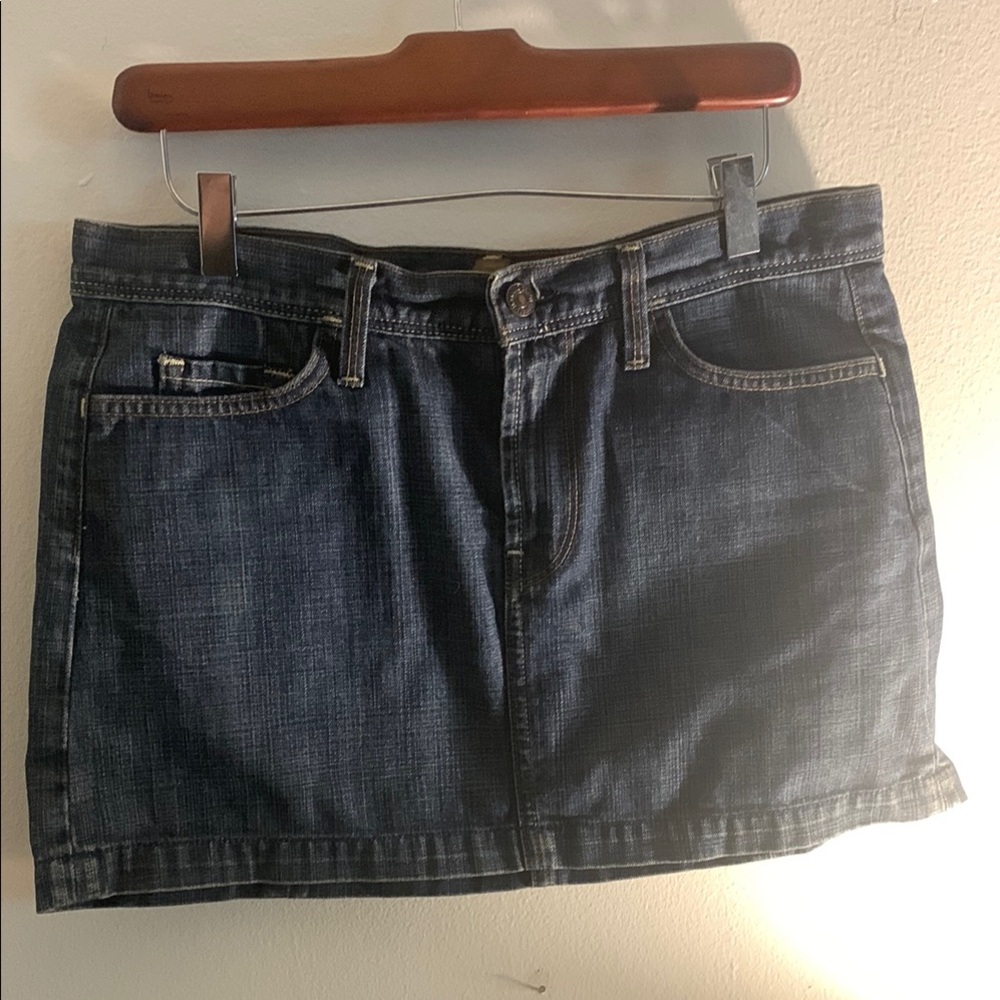 Denim Mini Skirt